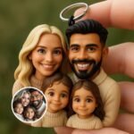 Kişiye özel 3D fotoğraflı anahtarlık: kişiselleştirilmiş mezuniyet figürü - Görsel 2