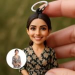 Kişiselleştirilmiş 3D mini-Ben anahtarlık: özel figürin hediye (8CM / 3,15 inç) - Görsel 3