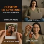 Kişiye Özel 3D Çift Figürlü Anahtarlık: Düğün Hatırası (8CM) - Görsel 10