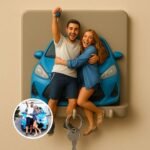 Özel 3D mezuniyet figürü anahtarlık: 2025 sınıfı hatırası