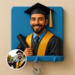 Kişiselleştirilmiş mezuniyet anahtarlığı 2025: özel 3D figür, el yapımı polimer kil