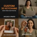 Fotoğraftan Özel 3D Bebek ve Çocuk Anahtarlığı - Kişiye Özel Doğum Günü Hediyesi - Çizgi Film Tarzı Çocuk Anahtarlık - Görsel 9