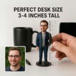 Özel 3D fotoğraf figürü: kişiselleştirilmiş masa arkadaşı, el boyaması - Görsel 6