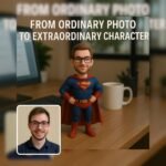 Özel 3D fotoğraf figürü: el boyaması kişiselleştirilmiş karakter, masa arkadaşı - Görsel 9