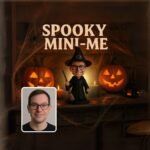 Özel 3D baskılı Cadılar Bayramı cadı figürü: kişiselleştirilmiş mini-ben