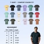 Comfort Colors Unisex Custom T-Shirt Personalized Vintage Garment Dyed Tee - Image 4