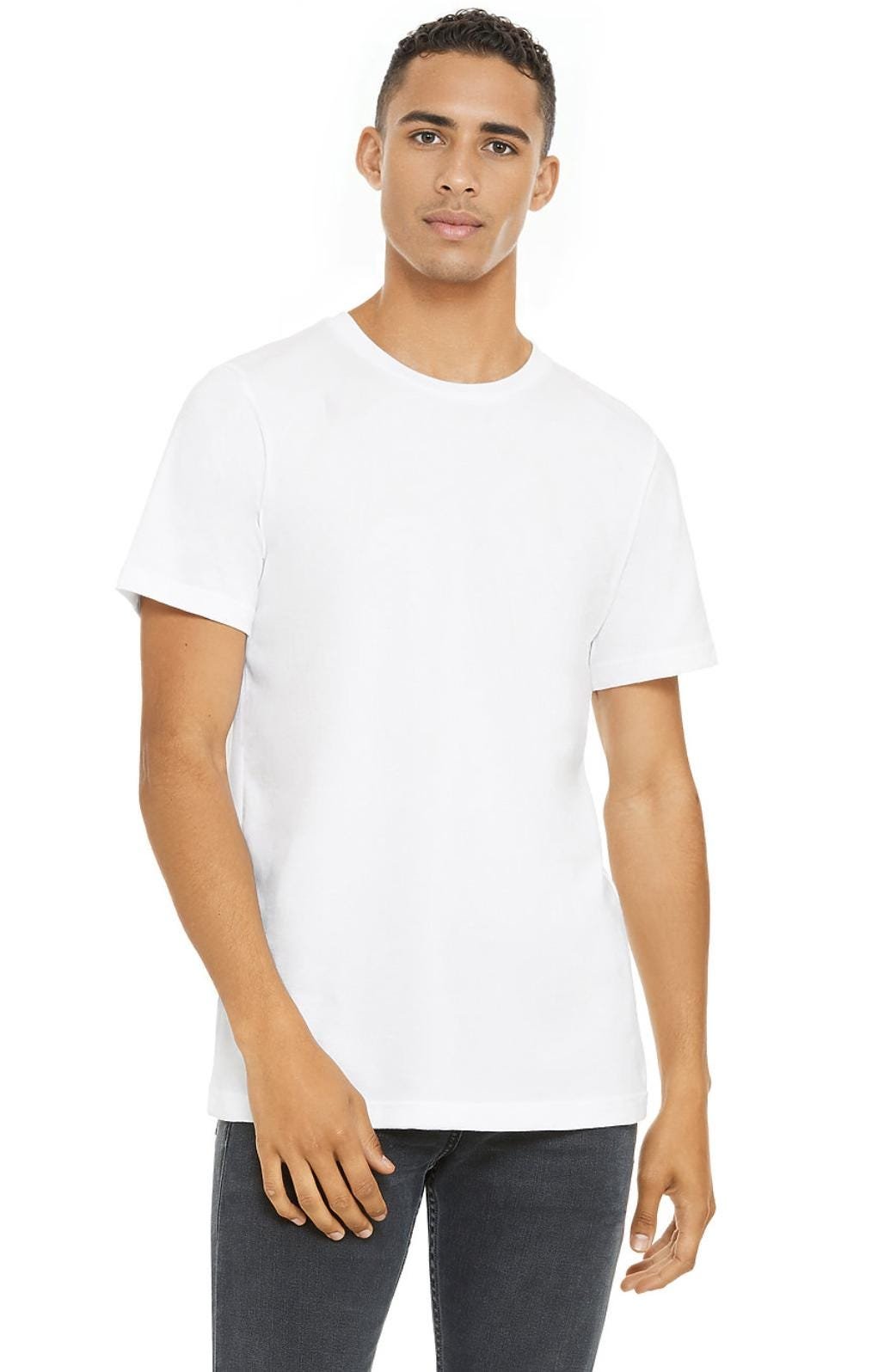 il_fullxfull.7226414734_odfm.jpg Bella canvas unisex tişört özel baskılı veya nakışlı yumuşak slim fit tişört - Görsel 1